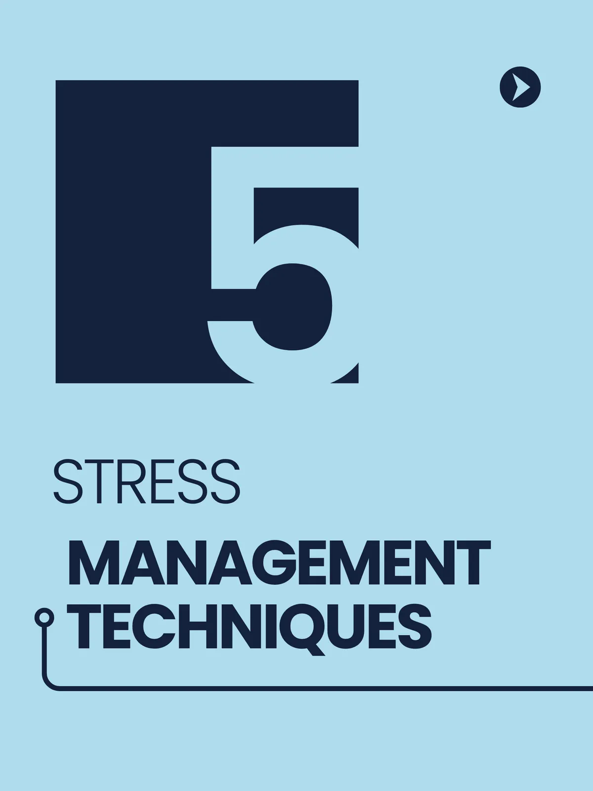 Stress Management Techniques — cover frame